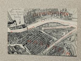 Litho PK / Ludwigshafen - Mannheim Gelaufen 1907