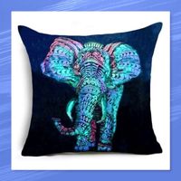 NEU: Kissenbezug Elefant Bett Couch Kissen Bezug