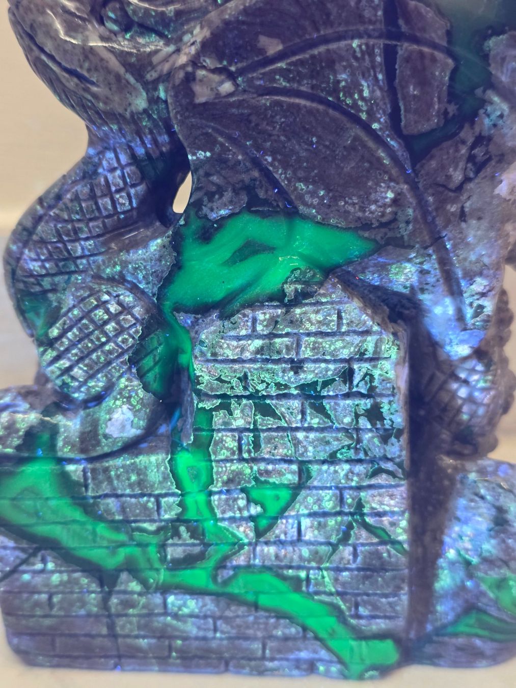 Minerali & Pietre curative: Vulkanachat Drache 682g – Nuovo e nell'imballaggio originale da Matzingen venduto da Shay_Crystalz 4