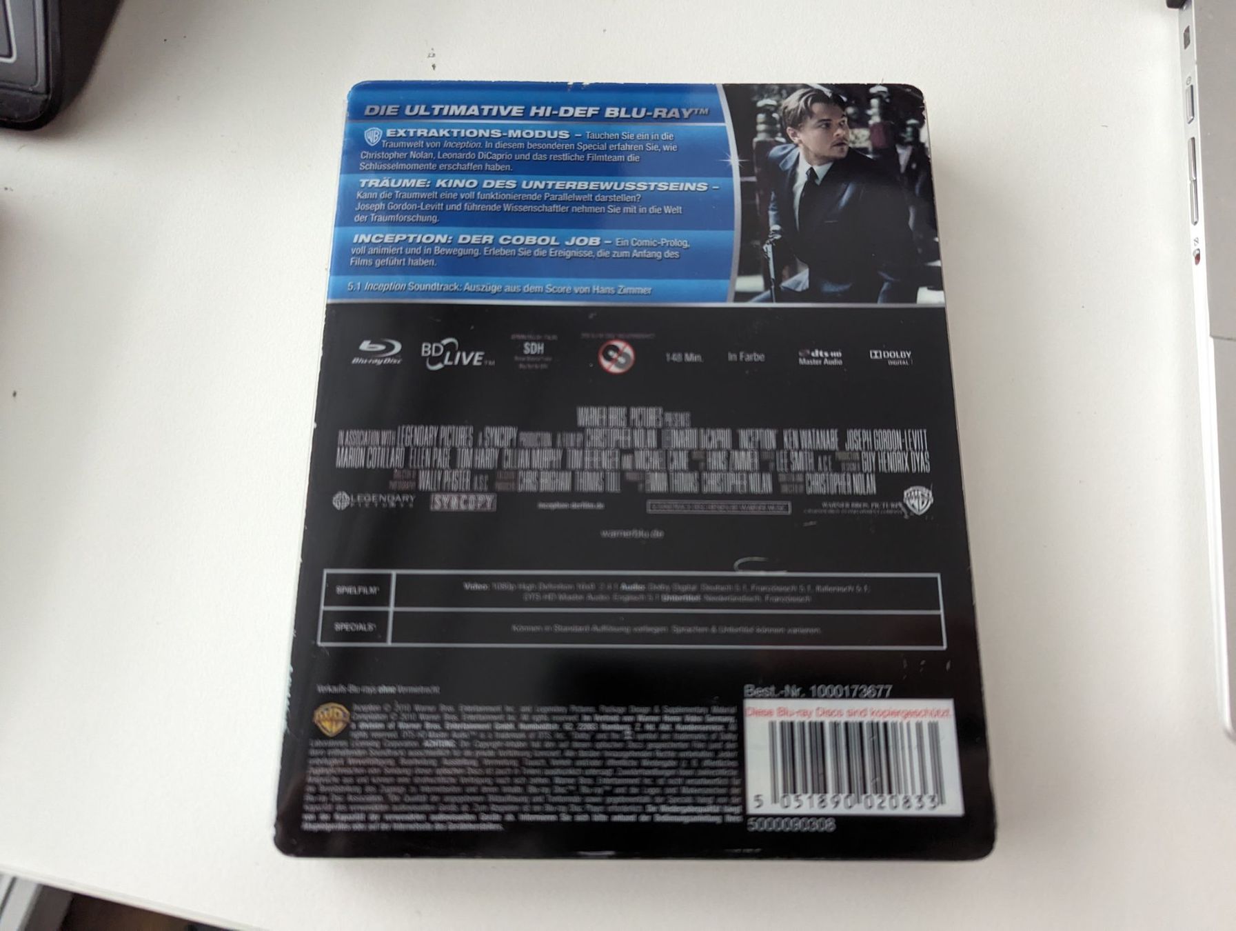 Alle DVDs: Inception Steelbook - Blu Ray DVD – Gebraucht aus Hünenberg See von SpecialEditionGaming 2