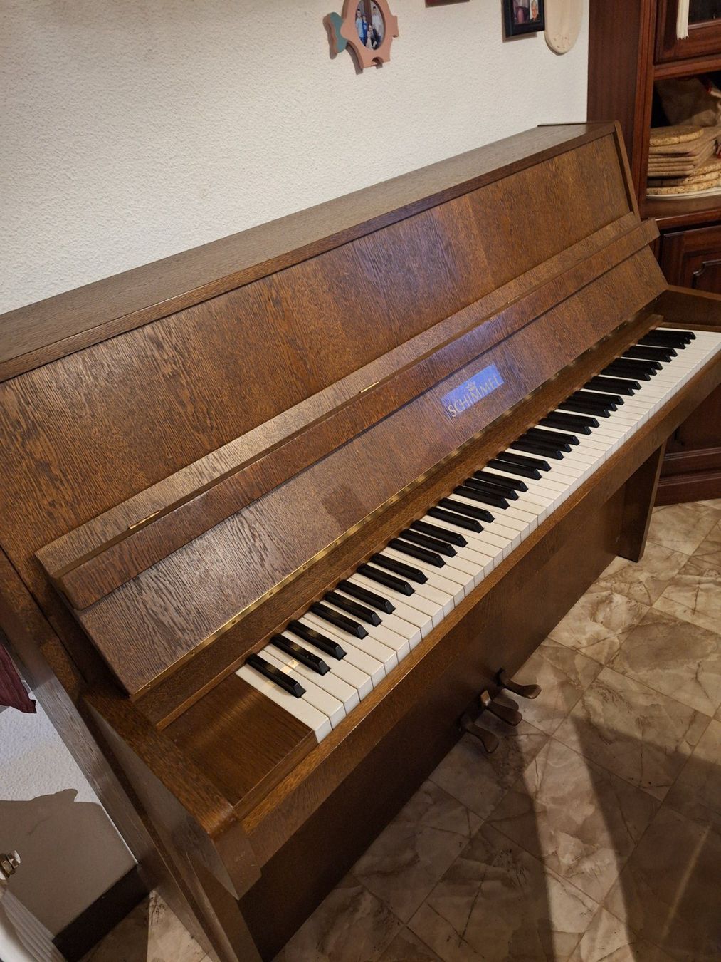 Musikinstrumente: Original Schimmel Klavier 112/5 Eiche rustikal – Gebraucht aus Seltisberg von SireniaLacrima