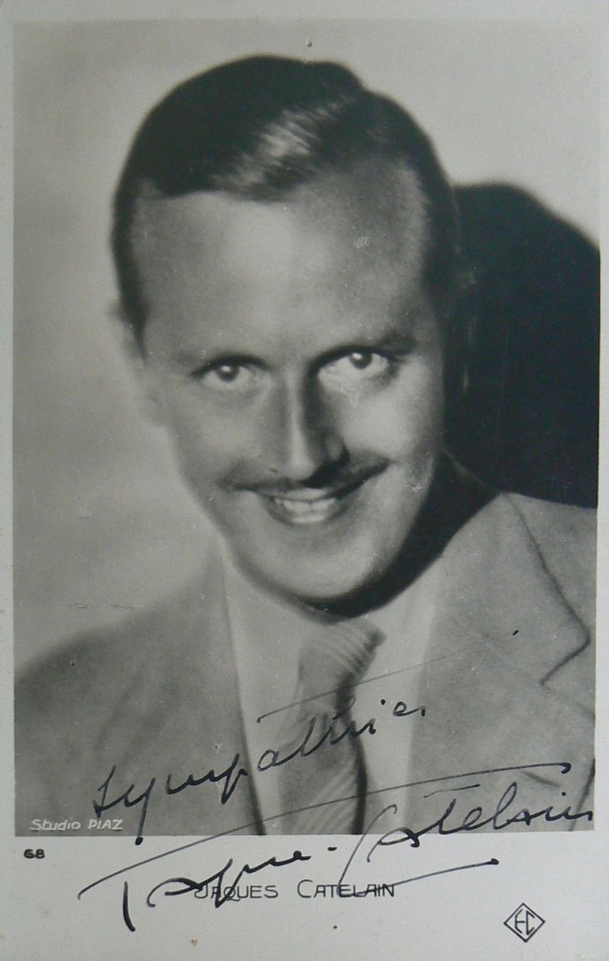 Autografi: Jaques Catelain (1897-1965) Schauspieler - Autogramm – Usato da Dietikon venduto da immortal-stars