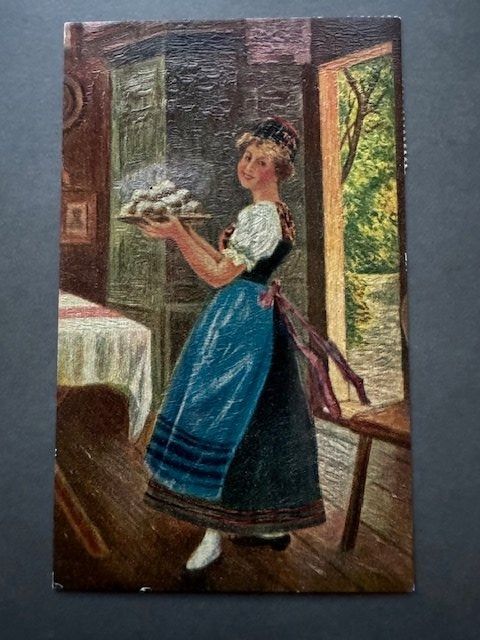 Cartoline postali: Alte Tracht Schweiz 1939 – Usato da Honau venduto da Ritika