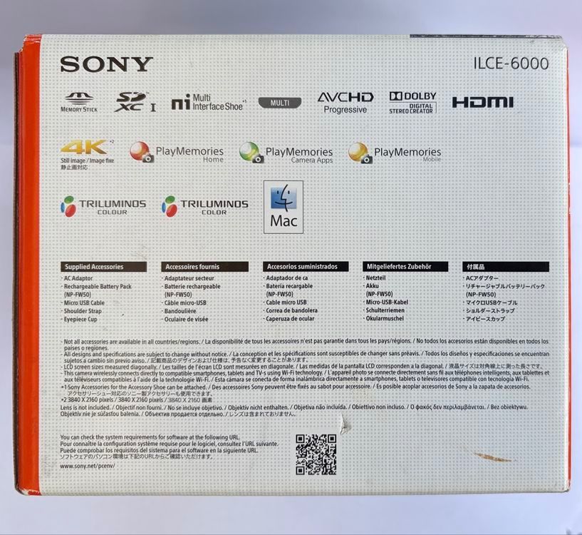 Sony Fotocamera: Sony Alpha 6000 APS-C Kamera (Body) – Usato da Zürich venduto da nickzurich 7