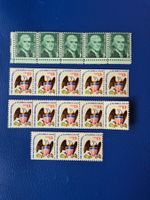 18 US Briefmarken 5 1cent  Thomas Jefferson und 13 à 13cent