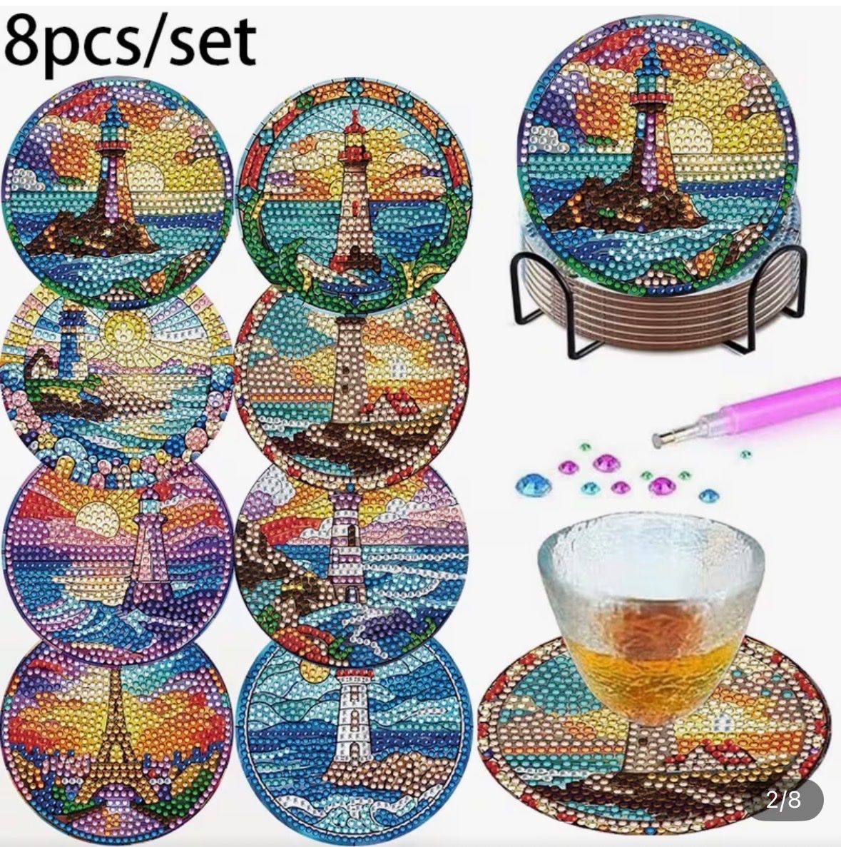 Kits de loisir créatif: Untersetzer Diamond Paiting – Neuf (Voir description) à Amriswil par SCHLOSSGEISTLI