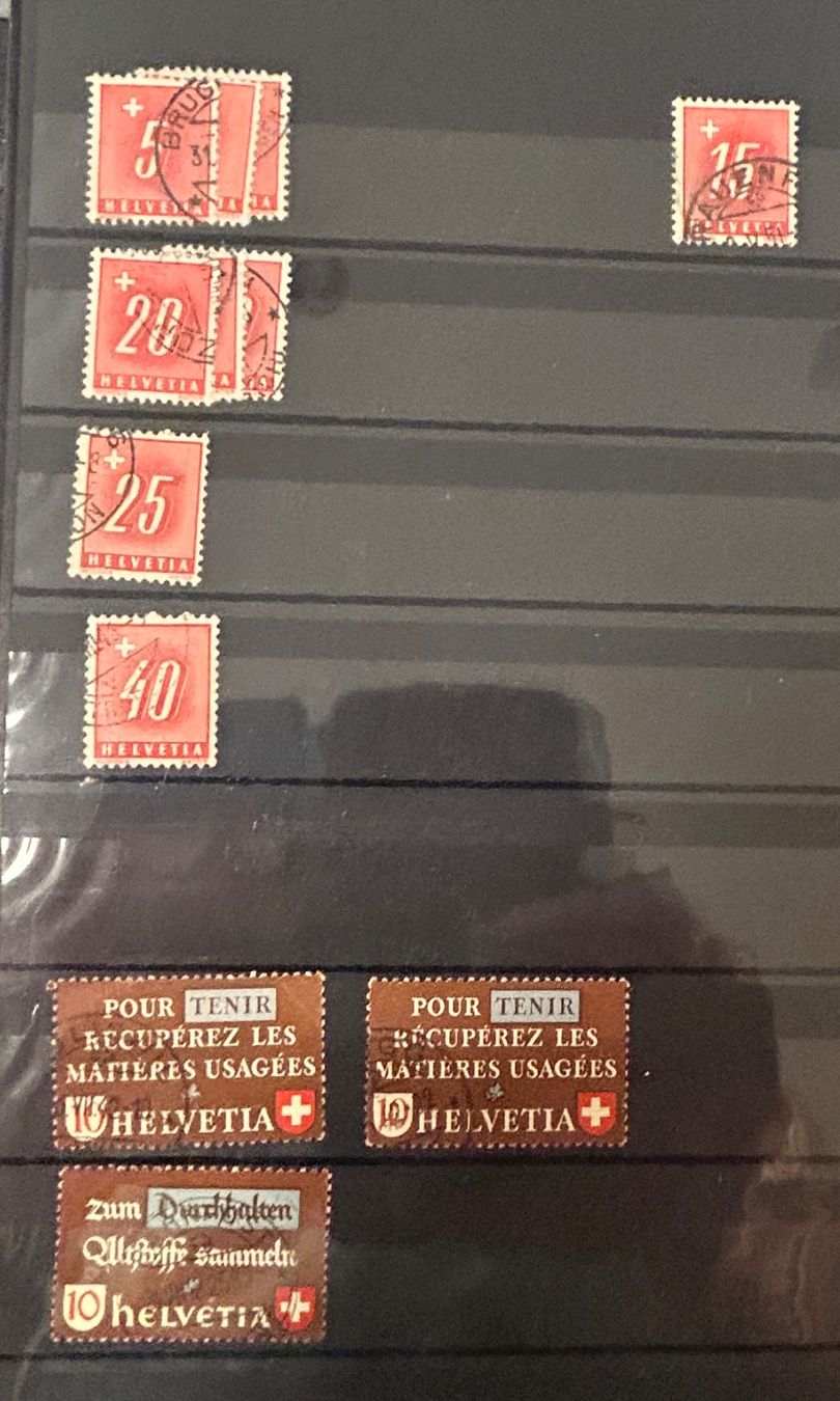 Tous les timbres: Kleines Lot div. Schweizer Briefmarken (2) – D'occasion à Reinach AG par Polarstern1 3