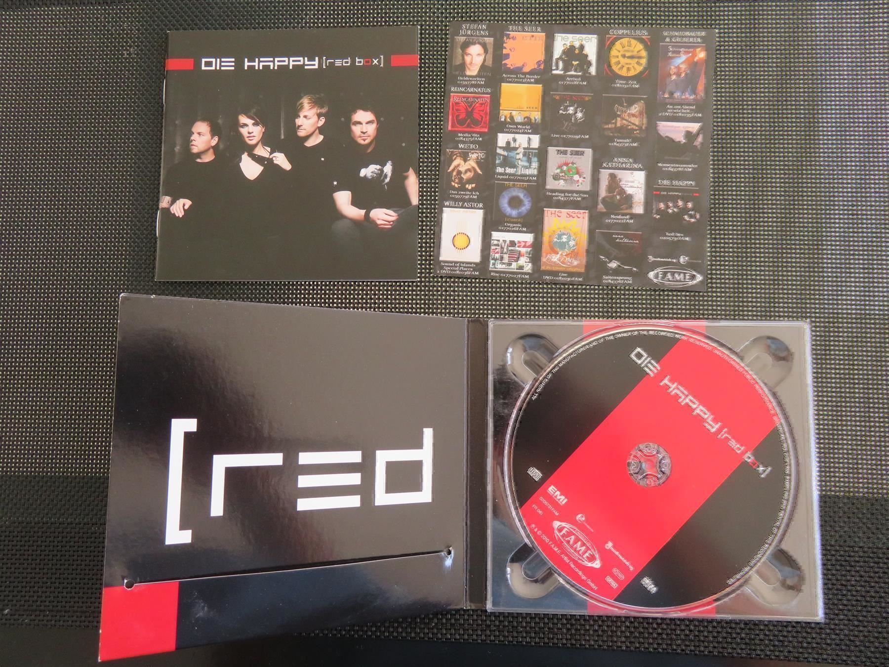 CD: DIE HAPPY Red Box 2010 Digipak Alternative Metal – Usato da Niederbipp venduto da Onyx32