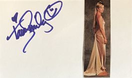 Tava Smiley Autogramm signiert Karte m.Bild 8x13cm