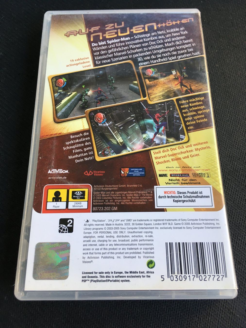 Sony Giochi: Spider-Man 2 für PSP – Usato da St.Gallen venduto da sjosjo 1