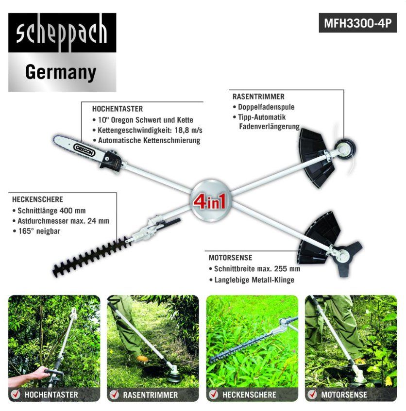 Scheppach Alle Maschinen: Scheppach Multifunktionsgerät MFH 3300-4P – Neu (gemäss Beschreibung) aus Emmetten von 2006brunoh 6