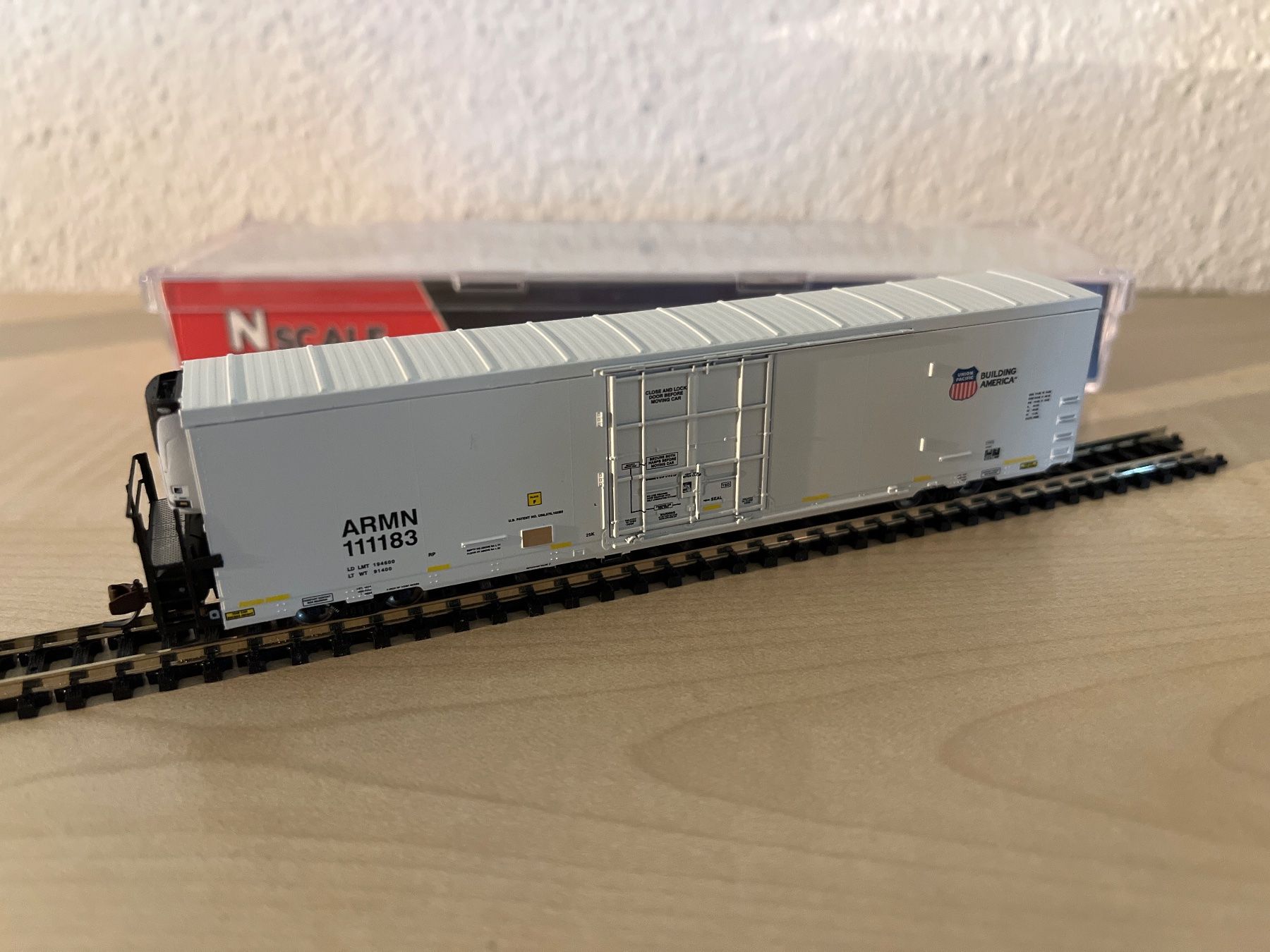 Modellini di ferrovie: N Trinity 64' Reefer UP (ARMN) #111183 BLMA – Nuovo (secondo la descrizione) da Weinfelden venduto da Tony06