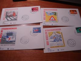 FDC Bundespost Briefsatz Einzel, 1971, Strassenverkehr