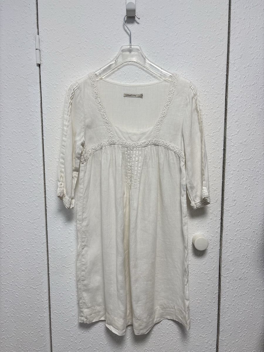 Kleider: Natural wave Kleid Leinen weiss Gr. M – Gebraucht aus Bottmingen von ana_5hrv 1