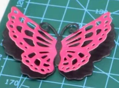Sciablone: Stanzschablone Nr.1037, Schmetterling – Nuovo e nell'imballaggio originale da Gretzenbach venduto da Fliegepilz56 2