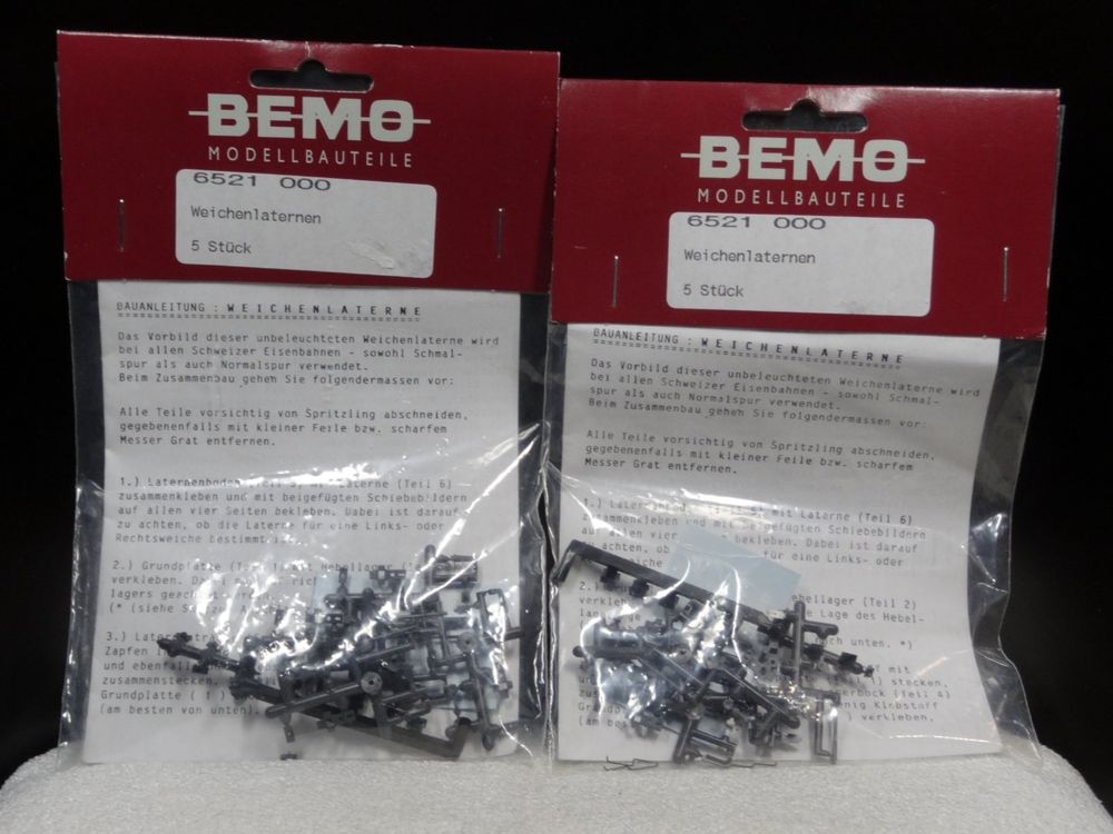 Bemo, 2x 6521 000, Weichenlaternen, NEU | Kaufen auf Ricardo