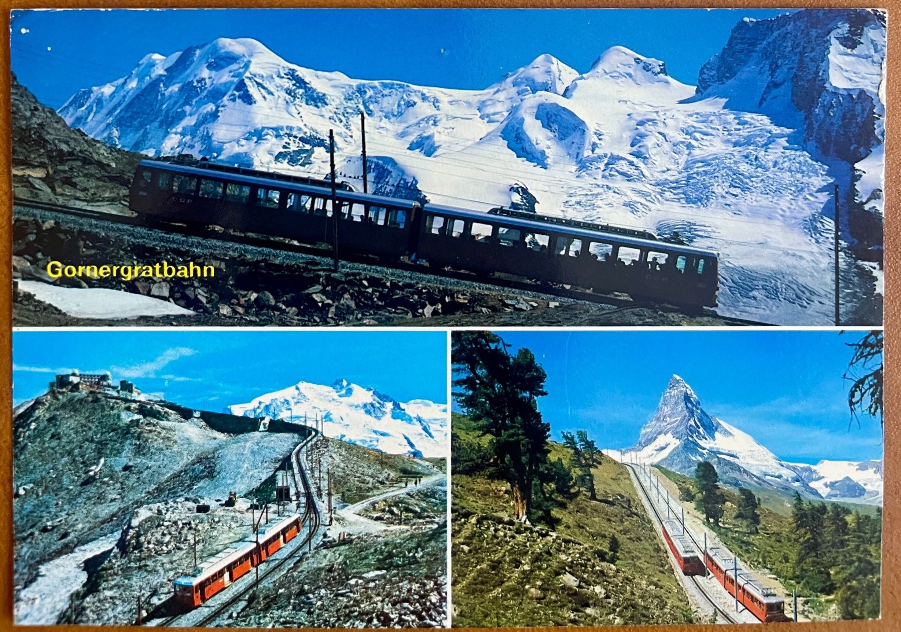 Cartoline postali: ZERMATT - Gornergratbahn 1982 – Usato da Lutry venduto da Ediego