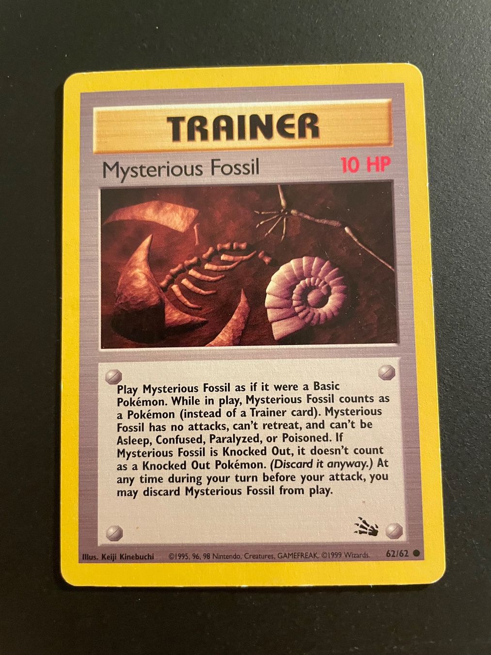 Pokémon Sammelbilder & Trading cards: Mysterious Fossil 62/62 – Gebraucht aus Zürich von pokemon_cards