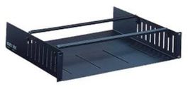 Quik Lok RS672 2-U rack shelf with locking bracke