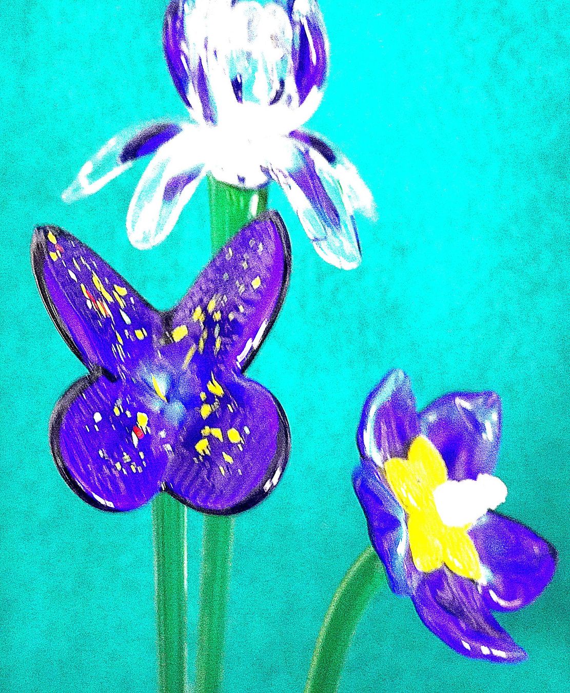 Murano Alle Dekorationen: Glasblumen Blumen aus Glas Murano – Neu (gemäss Beschreibung) aus Baar von 2cvbaar 4