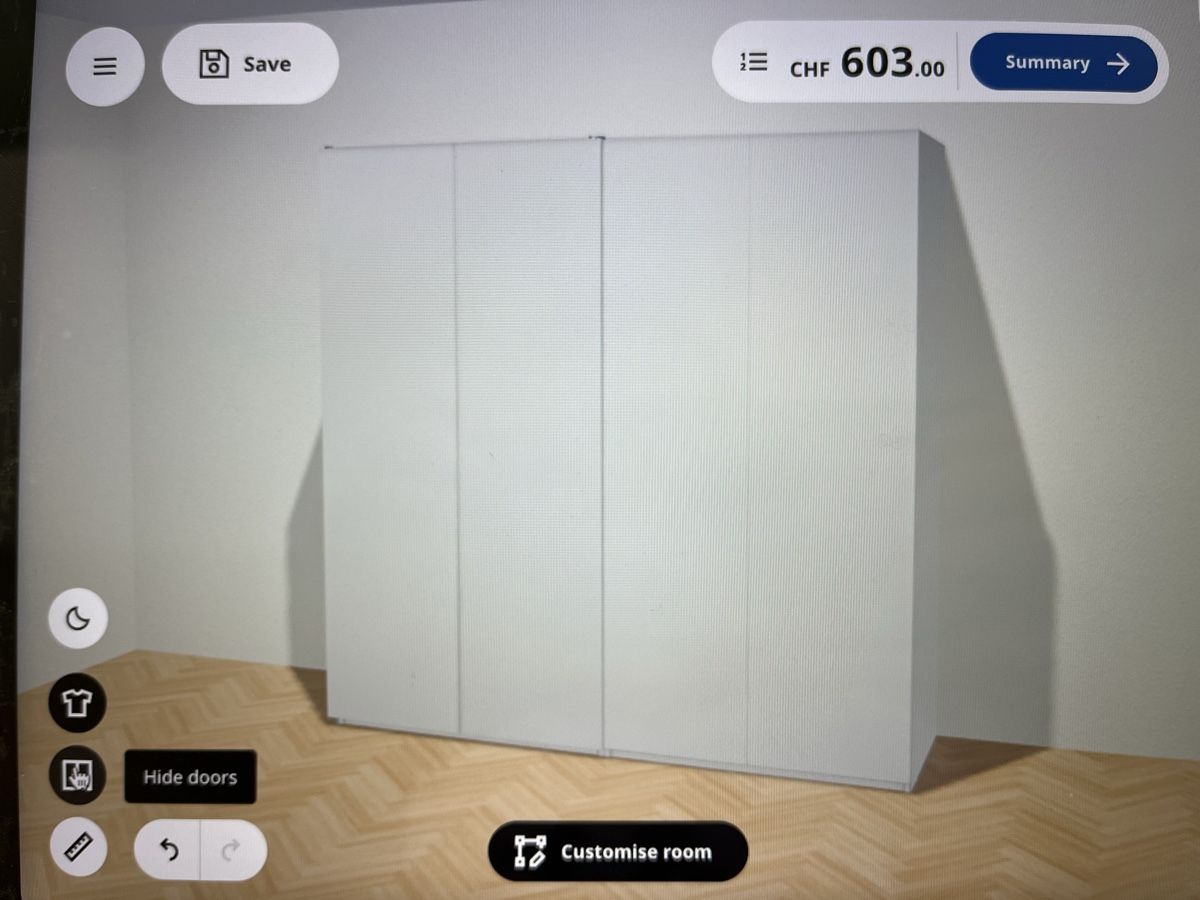 Ikea Armadi: White IKEA PAX Sliding Door Wardrobe – Usato da Schindellegi venduto da ire_j7lw 1