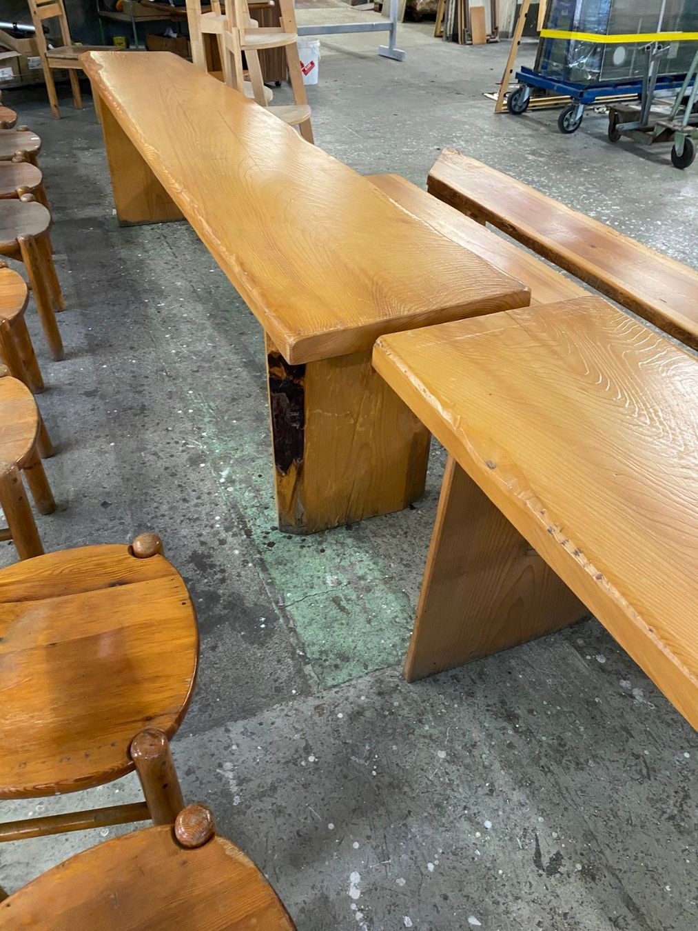 Set di tavolo e panche: Holz Sitzgarnitur – Usato da Rorschach venduto da maz13 5
