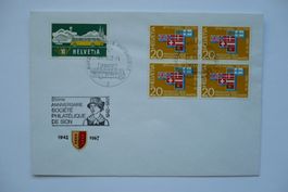 1967 25 Jahre Société Philatélique de Sion