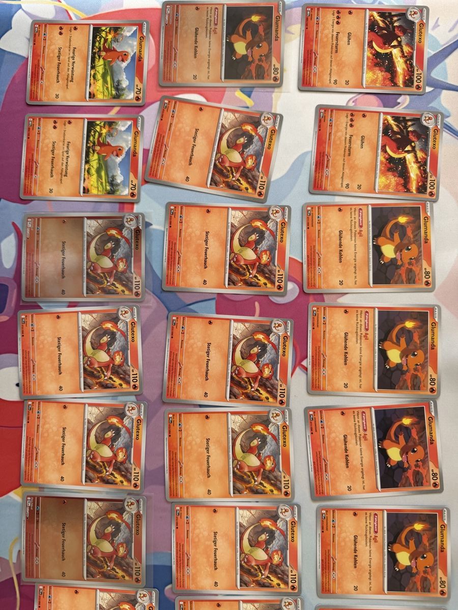 Pokémon Carte collezionabili: 33 Pokémon Glumanda/Glutexo Karten Sammlung – Usato da Muttenz venduto da keve999 1