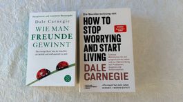 2 Bücher Dale Carnegie Freunde gewinnt / Stop worrying