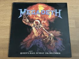 Megadeth. 1987. Queen‘s Hall Sunday 13th December
