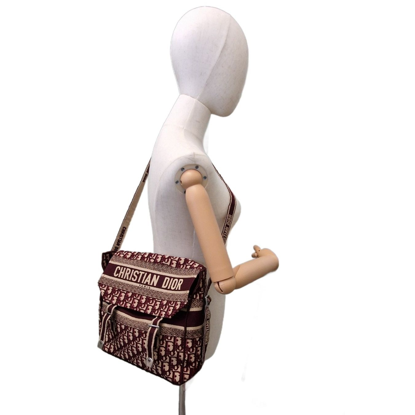 Dior Borse da donna: Dior Camp Bag Oblique Bordeaux – Usato da Zürich venduto da Liloubags 1