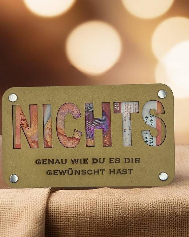 Cartoline: Holz - Geschenkkarte – Usato da Hinterforst venduto da TimberArt