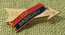 O802 - Pin 100 Jahre FDP Birsfelden bei Basel