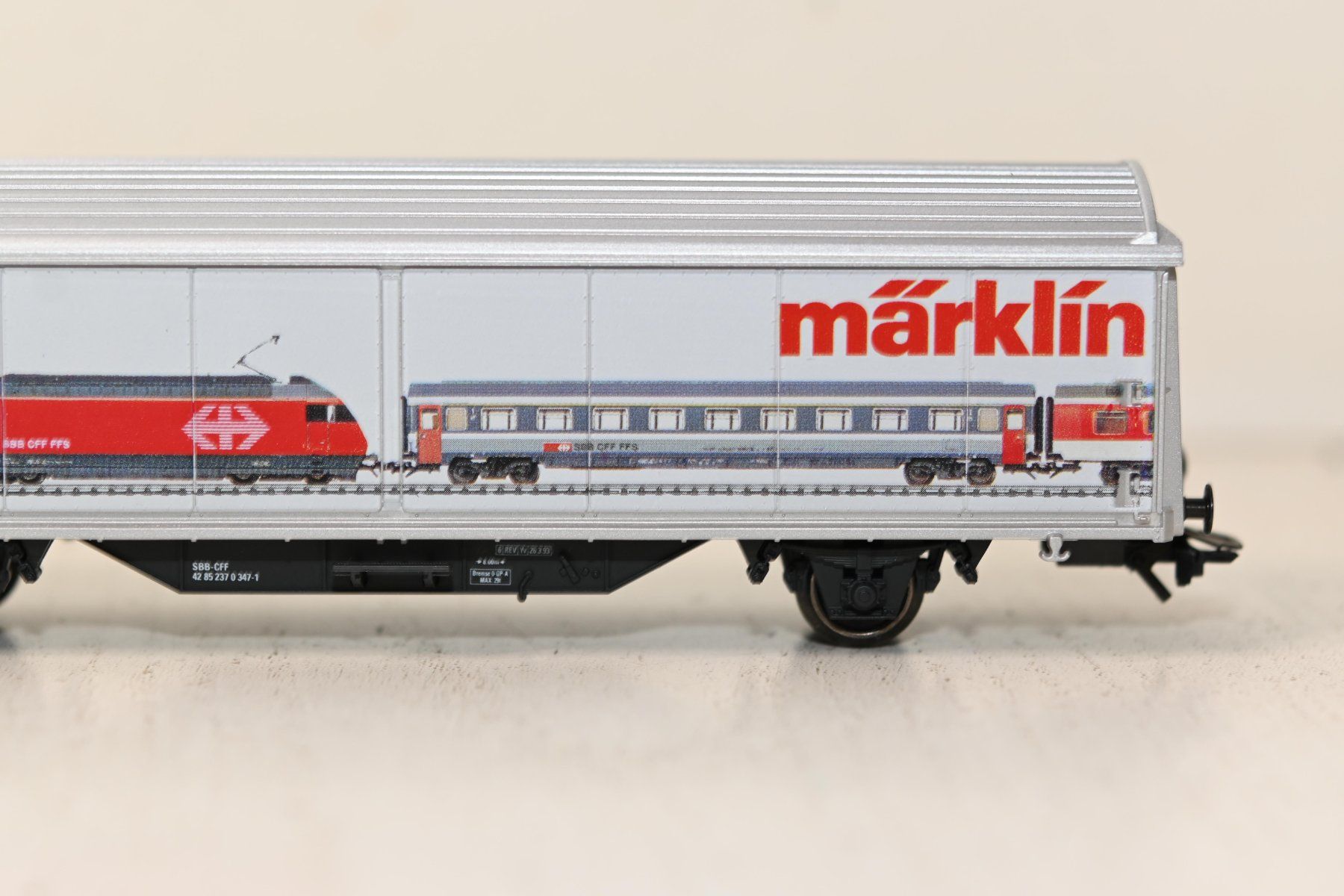 Märklin Modellini di ferrovie: Märklin Güterwagen SBB Hupac HO/AC mit OVP – Usato da Laupen ZH venduto da Zmoewe 2
