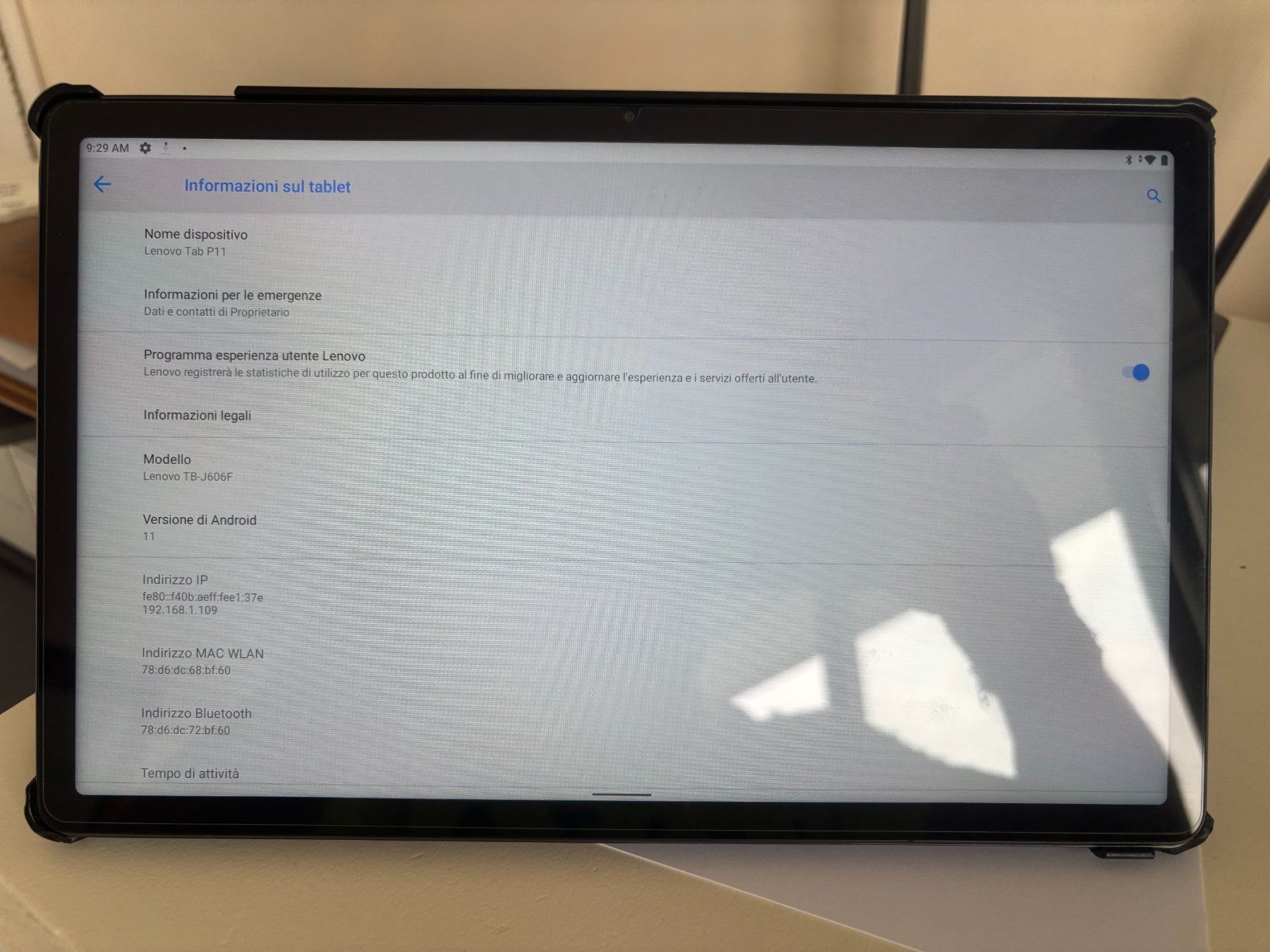 Lenovo Tablet PC: Lenovo Tab P11 – Usato da Aurigeno venduto da RICCARDO013 1