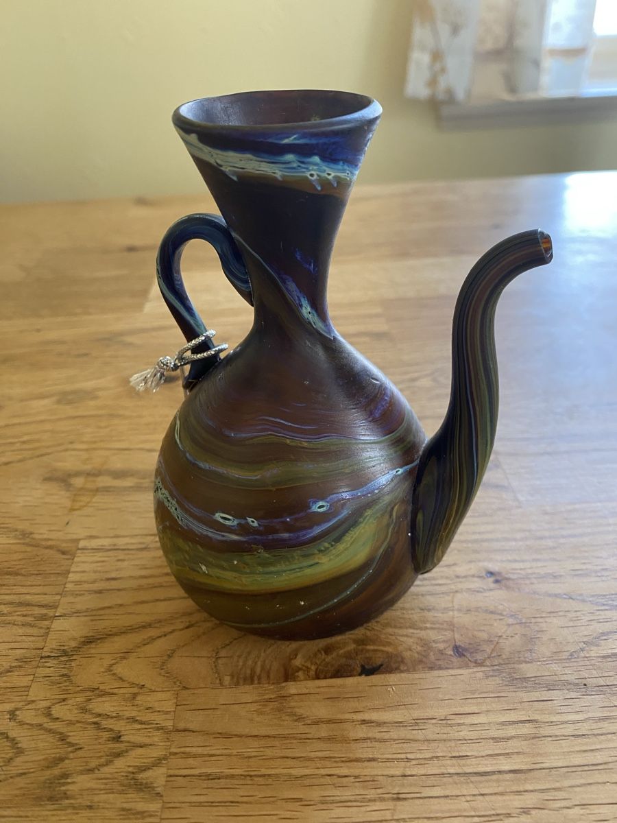 Carafes: Kleiner Krug aus Glas, gebraucht – D'occasion à Flawil par Naphtali 3