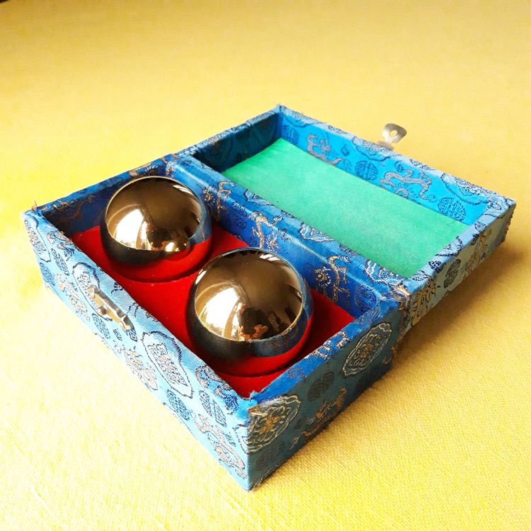 Qi Gong Kugeln Edelstahl - Baoding Bälle Für Stressabbau & Handtraining