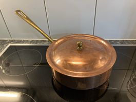 Kochtopf aus Kupfer Kreis/Hepp St. Gallen
