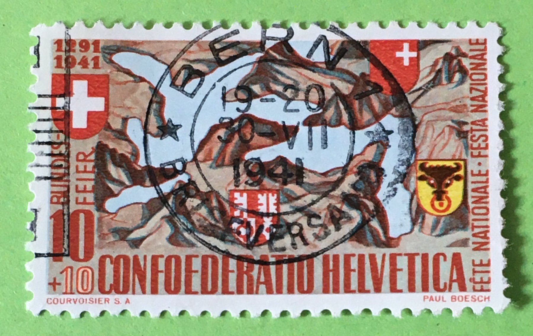 Alle Briefmarken: Nr.B 13  GESTEMPELT Bern 1941    – Gebraucht aus Aarau von Billa007