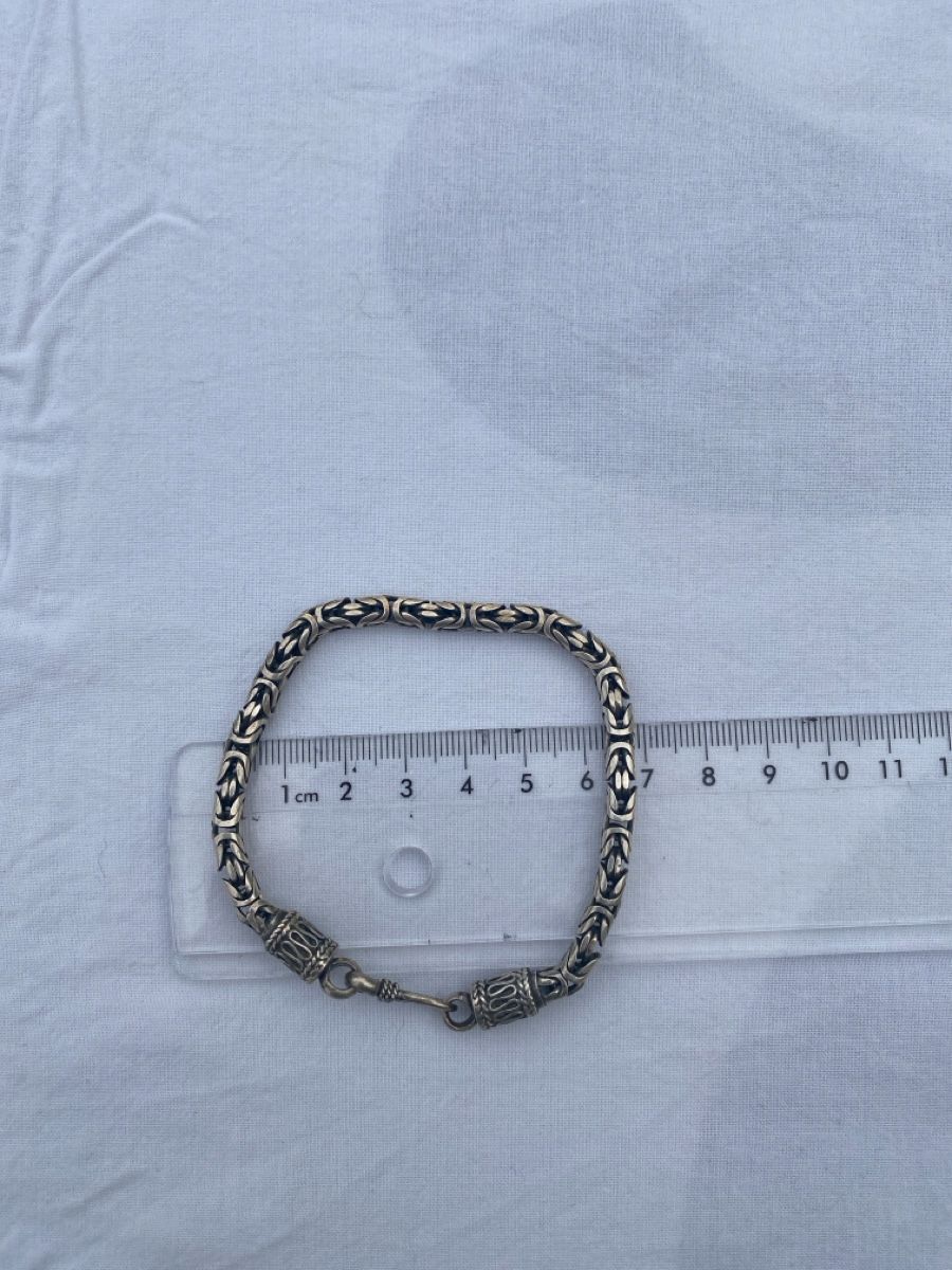 Bracciali & Braccialetti: Bracelet Chaîne de roi argent – Usato da Lonay venduto da Ikoko 1