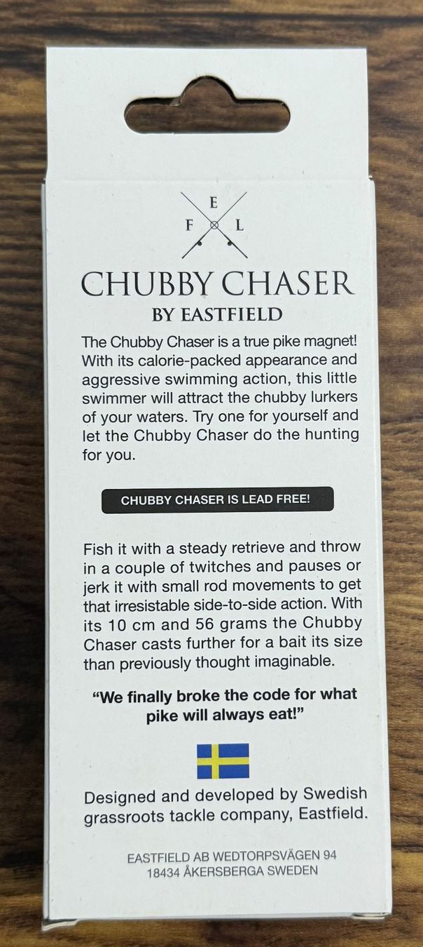 Köder: Eastfield Chubby Chaser Jerkbait - 10 cm / 56 gr – Defekt aus Widnau von Fishingtackle_Oggy 2