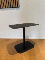 Moderner Beistelltisch/Nachttisch schwarz Metall