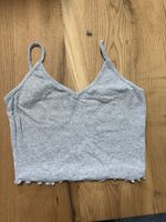 Graues Even&Odd Top, Grösse S, Bauchfrei, Neu