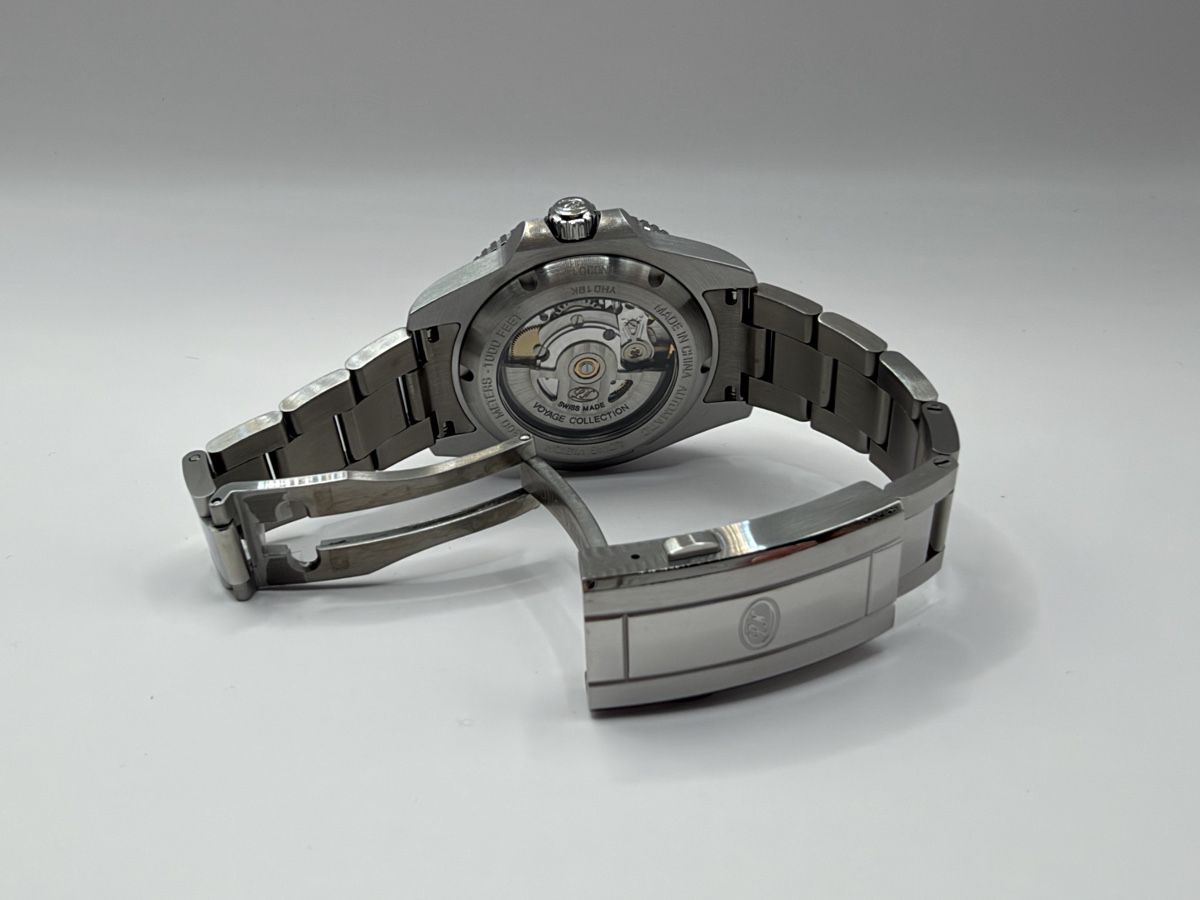 Orologi: Long Vision 37 mm Green Ceramic automatic watch – Nuovo e nell'imballaggio originale da Genève venduto da Resko 4