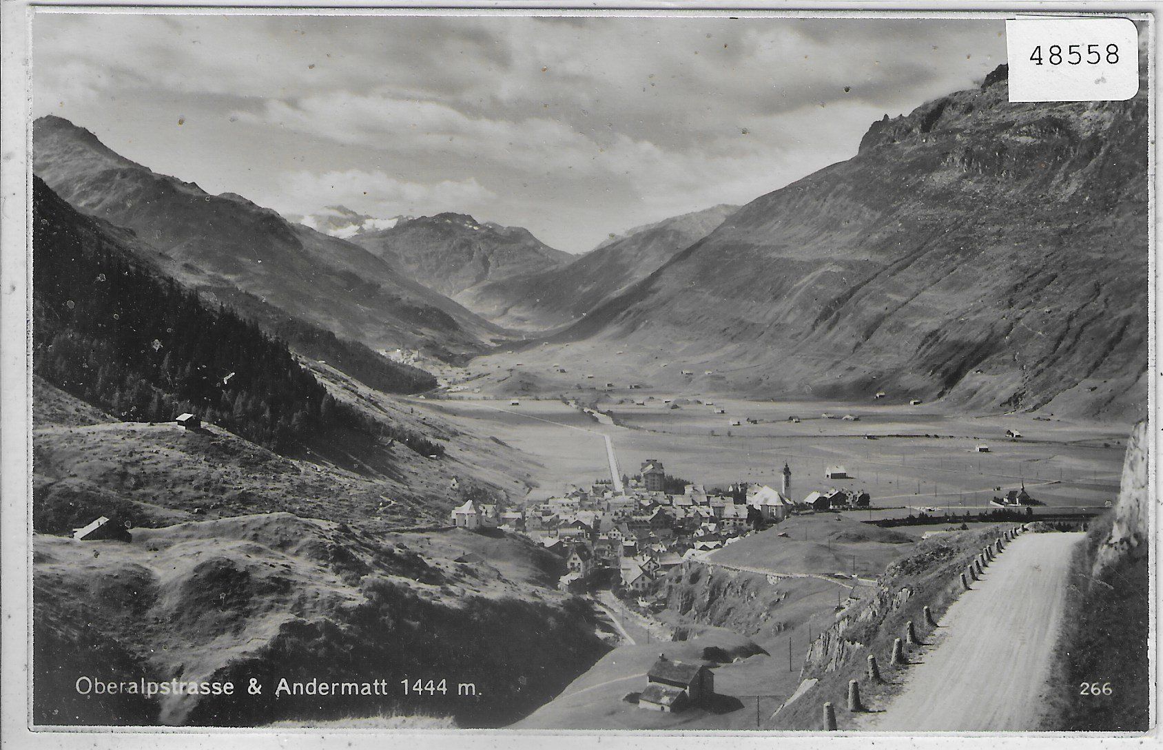Ansichtskarten: Oberalpstrasse & Andermatt – Gebraucht aus Ettingen von Kartenplanet