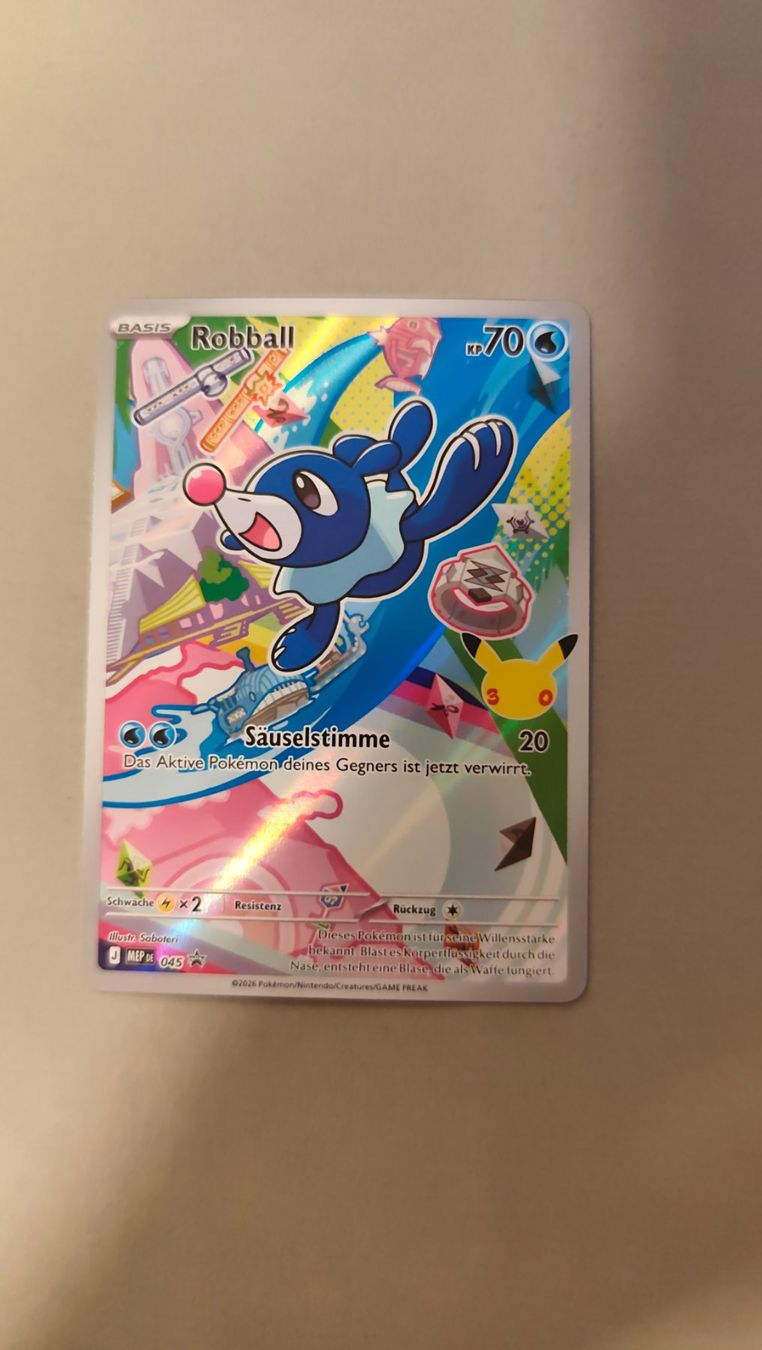 Pokémon Sammelbilder & Trading cards: Robball / Popplio  Promo – Gebraucht aus Kehrsatz von Riyouu