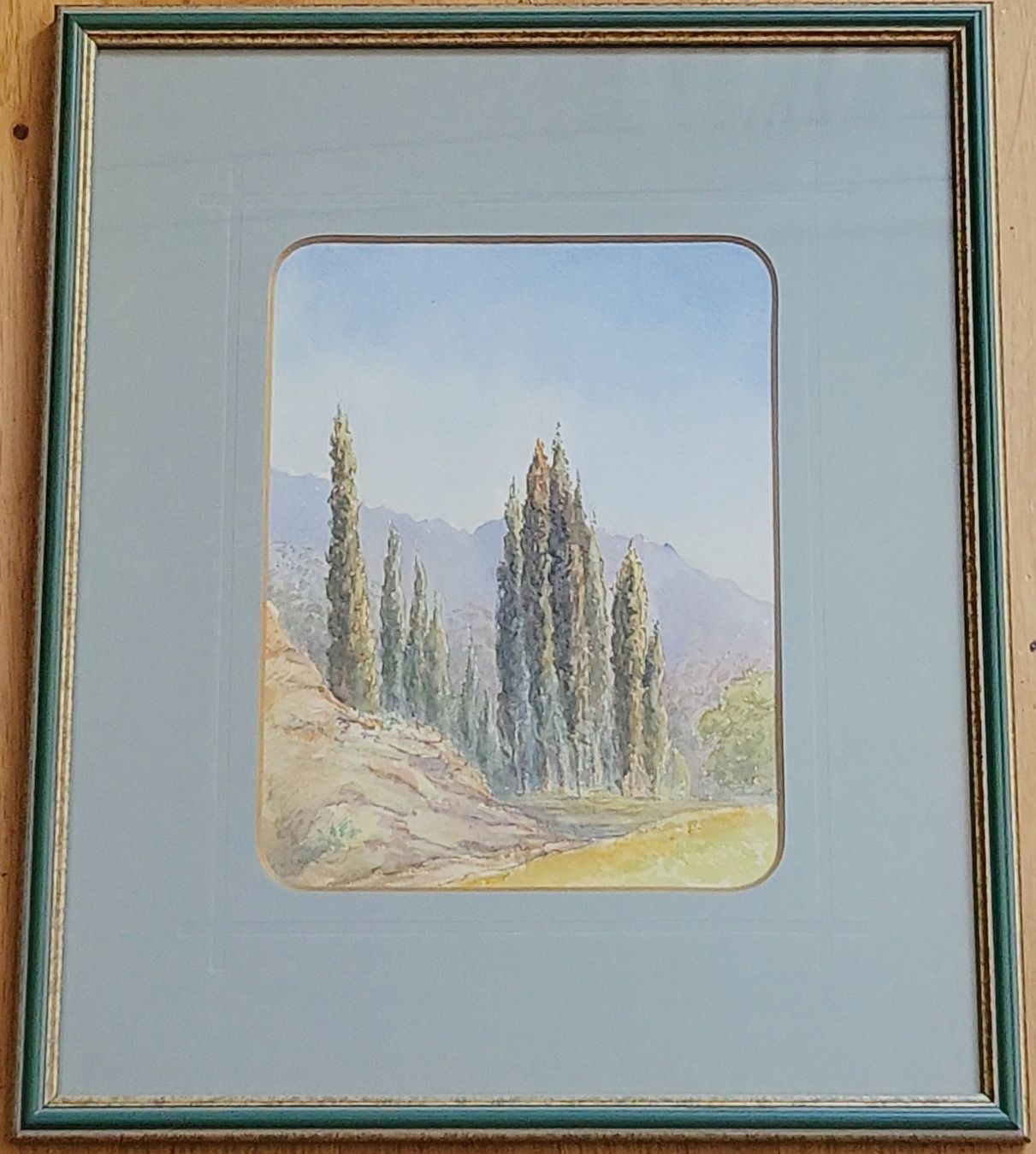 Dipinti: Antikes Aquarell, 1884 – Usato da Muttenz venduto da Mithrur
