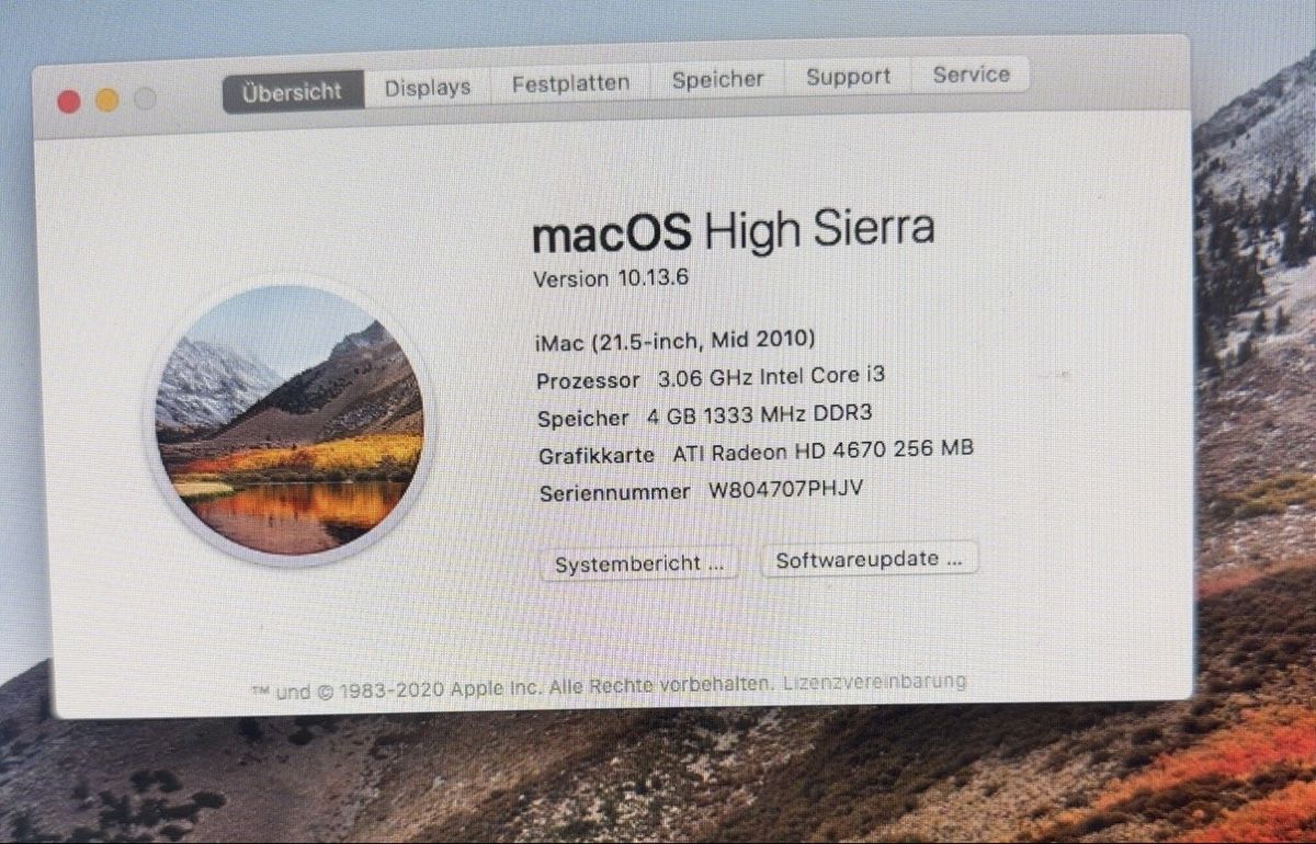 PC: Top iMac OS High Sierra – Usato da Zürich venduto da seb_qt6w 2