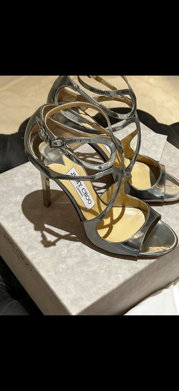 Jimmy Choo Scarpe da donna: Jimmy Choo Silver Lance 37 NEU – Nuovo e nell'imballaggio originale da Dübendorf venduto da AlexF_8nhl 2