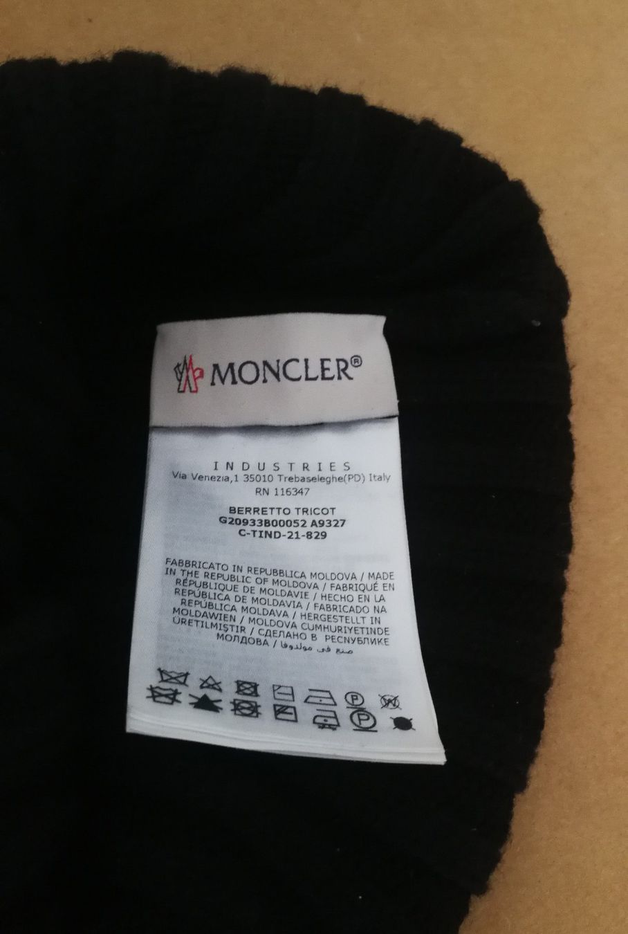 Copricapi, berretti & cappellini: Woll-Mütze Moncler – Usato da Goldau venduto da Ejidomar 3